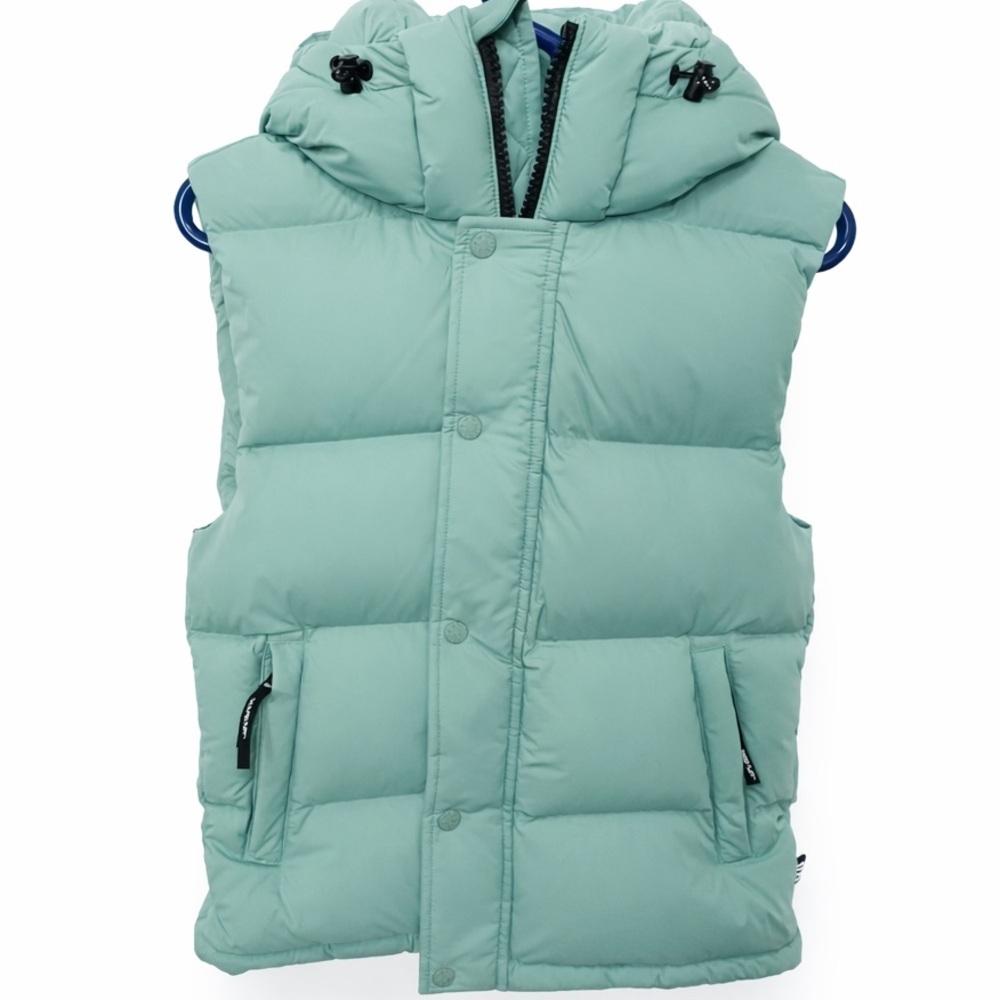 NWOT! Aritzia Super Puff Vest Size Small In Phyto Green - Picture 2 of 6